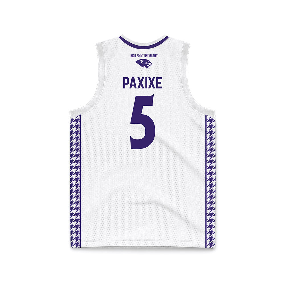 High Point - NCAA Women's Basketball : Chana Paxixe - White Basketball Jersey-1