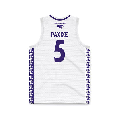 High Point - NCAA Women's Basketball : Chana Paxixe - White Basketball Jersey-1