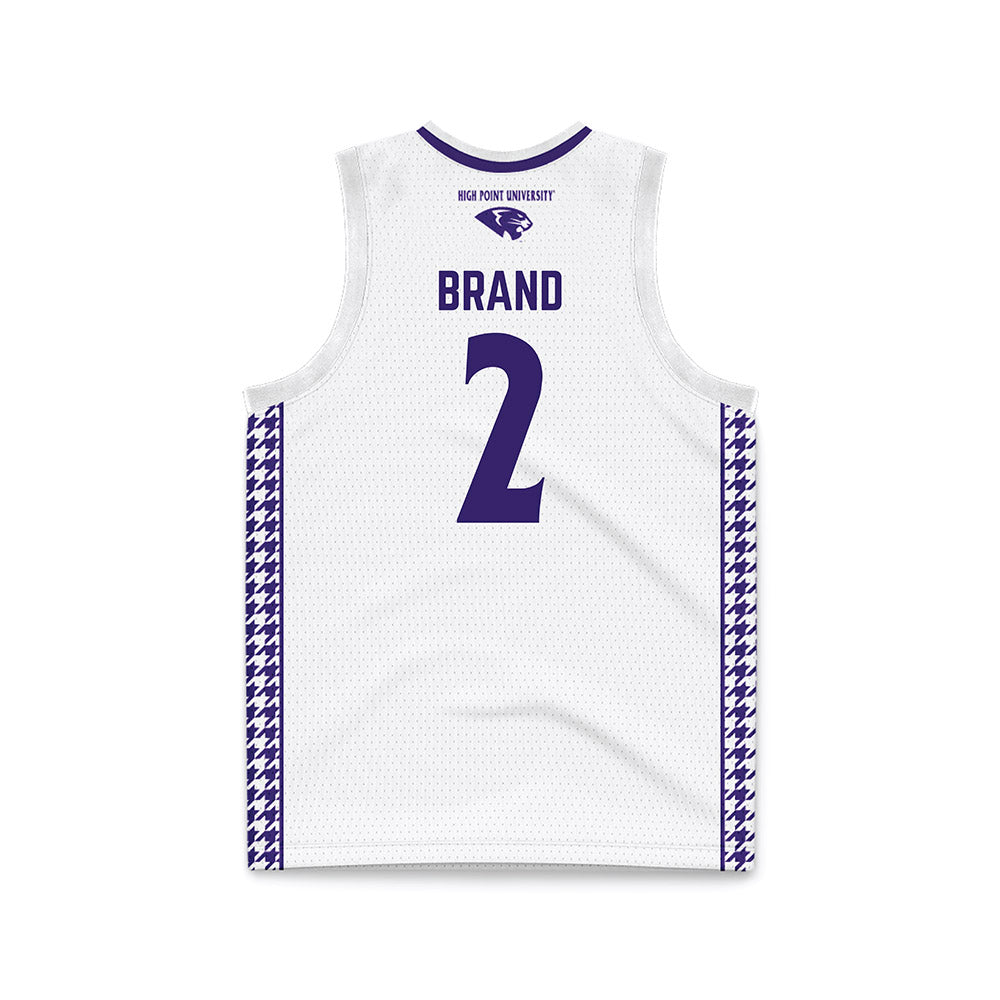 High Point - NCAA Women's Basketball : Cheyenne Brand - White Basketball Jersey-1