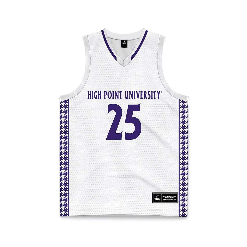 High Point - NCAA Women's Basketball : Aaliyah Collins - White Basketball Jersey-0