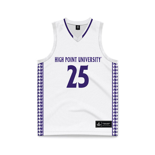 High Point - NCAA Women's Basketball : Aaliyah Collins - White Basketball Jersey-0