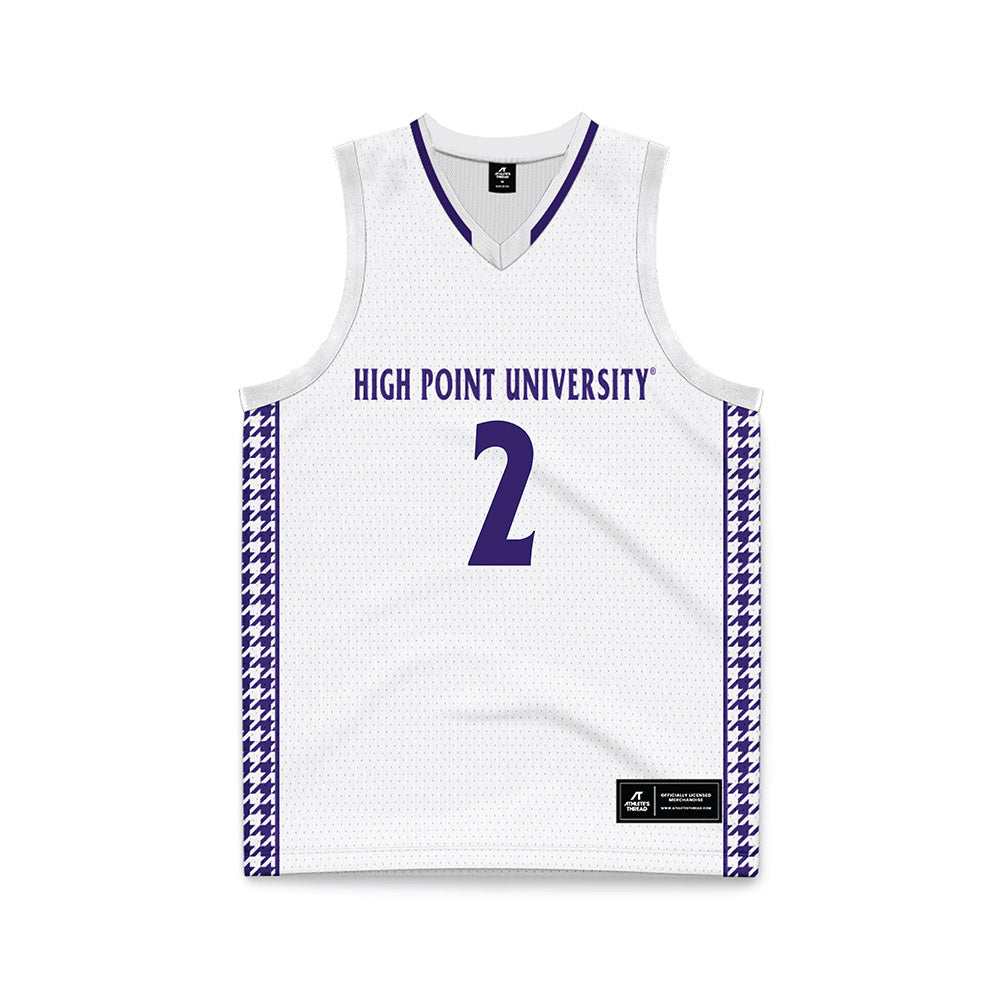 High Point - NCAA Women's Basketball : Cheyenne Brand - White Basketball Jersey-0