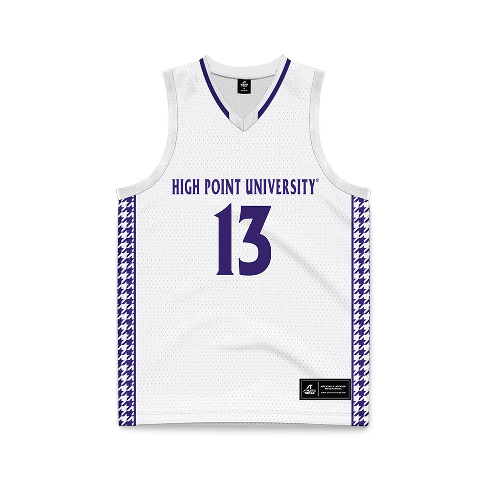 High Point - NCAA Women's Basketball : Macy Spencer - White Basketball Jersey-0