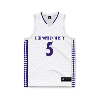 High Point - NCAA Women's Basketball : Chana Paxixe - White Basketball Jersey-0