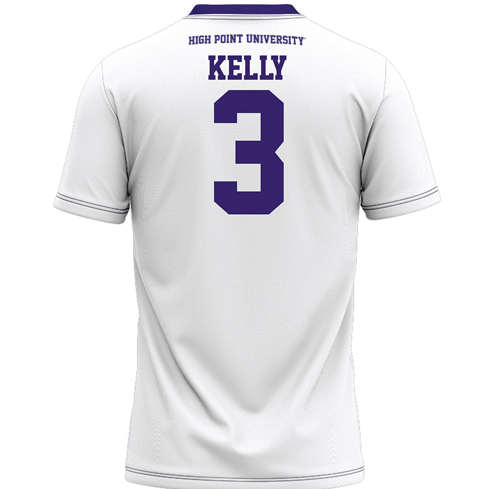 High Point - NCAA Women's Lacrosse : Mairin Kelly - White Lacrosse Jersey -1