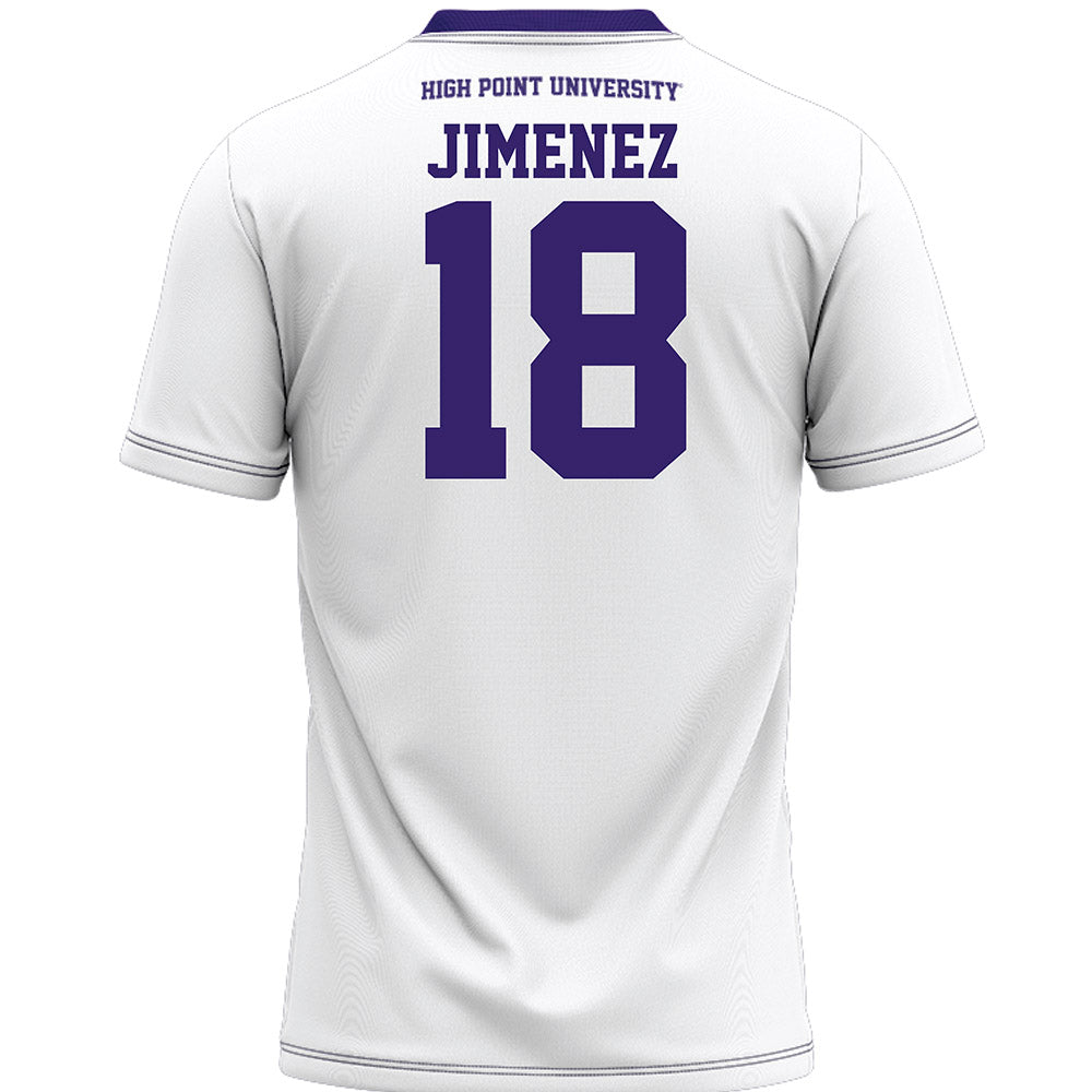 High Point - NCAA Women's Lacrosse : Marissa Jimenez - White Lacrosse Jersey -1