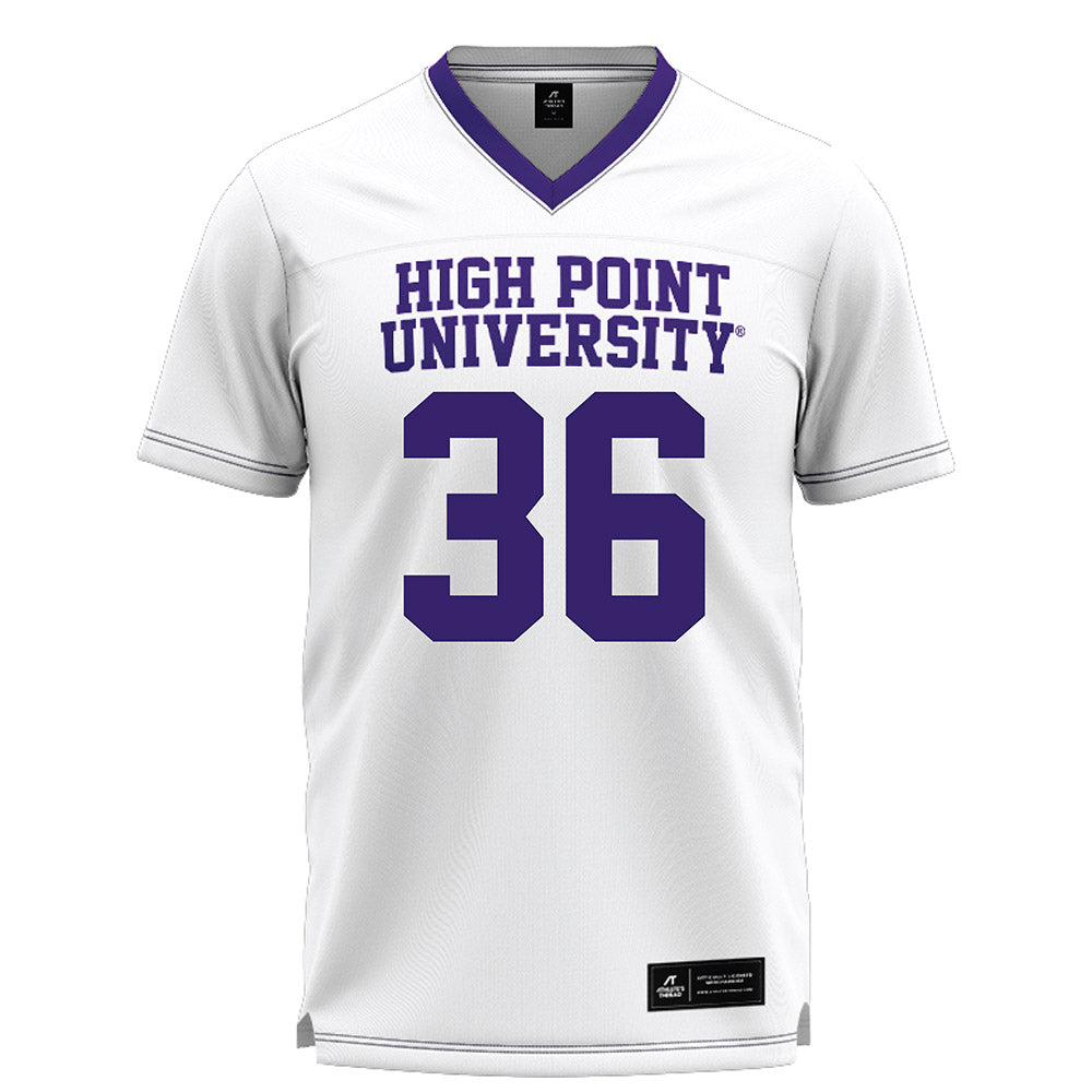 High Point - NCAA Women's Lacrosse : Katherine Prentice - White Lacrosse Jersey -0