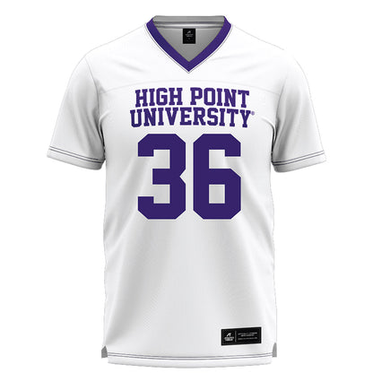 High Point - NCAA Women's Lacrosse : Katherine Prentice - White Lacrosse Jersey -0