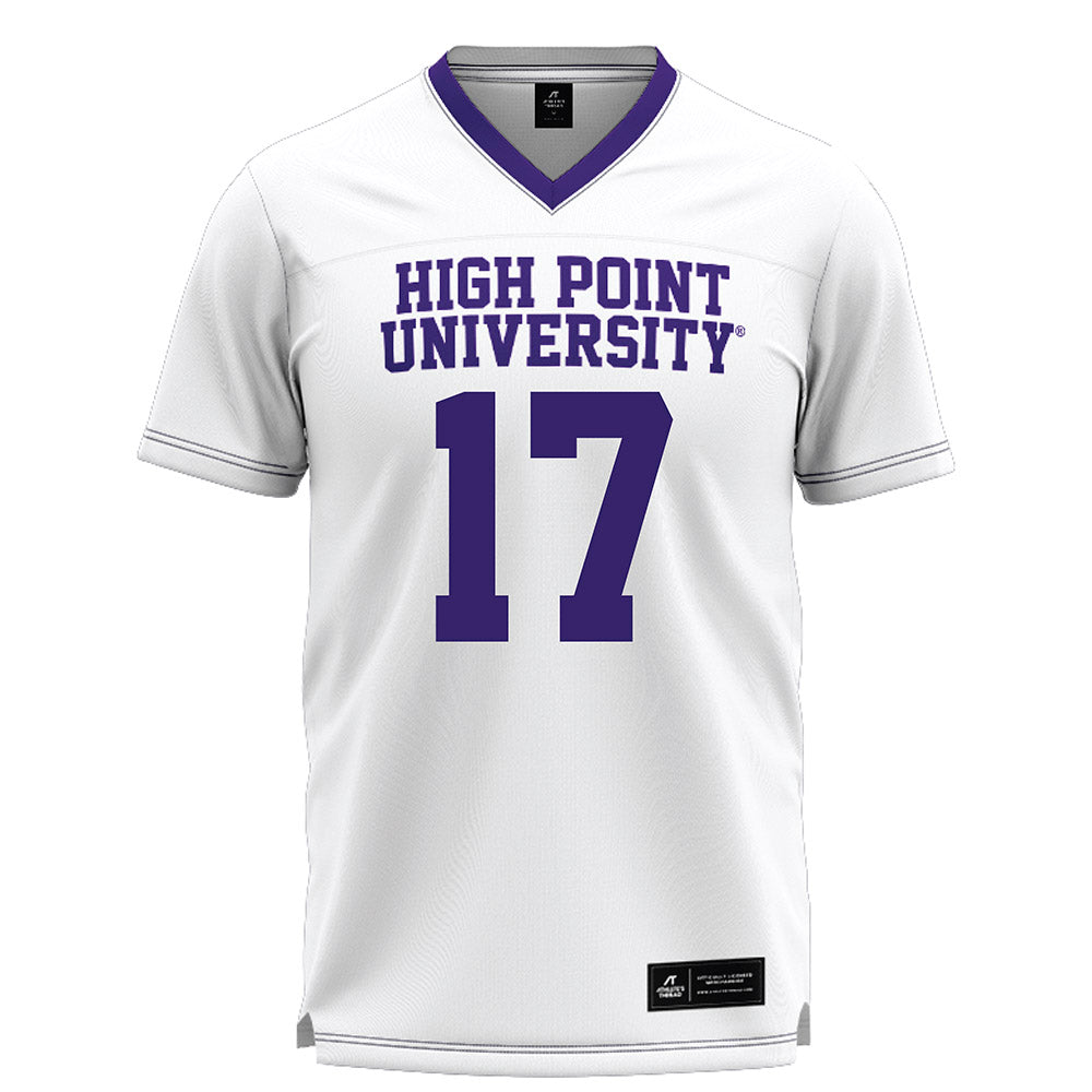 High Point - NCAA Women's Lacrosse : Bella Germani - White Lacrosse Jersey -0