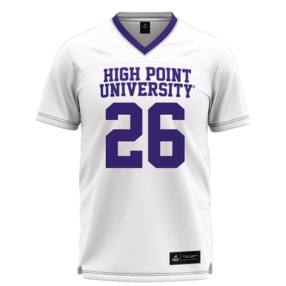 High Point - NCAA Women's Lacrosse : Ava Grandi - White Lacrosse Jersey -0