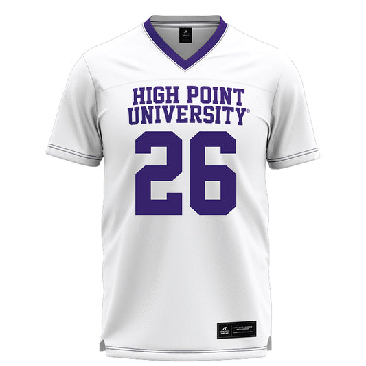 High Point - NCAA Women's Lacrosse : Ava Grandi - White Lacrosse Jersey -0