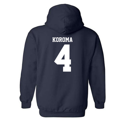 UConn - NCAA Men's Basketball : Dwayne Koroma - Classic Fashion Shersey Hooded Sweatshirt-1
