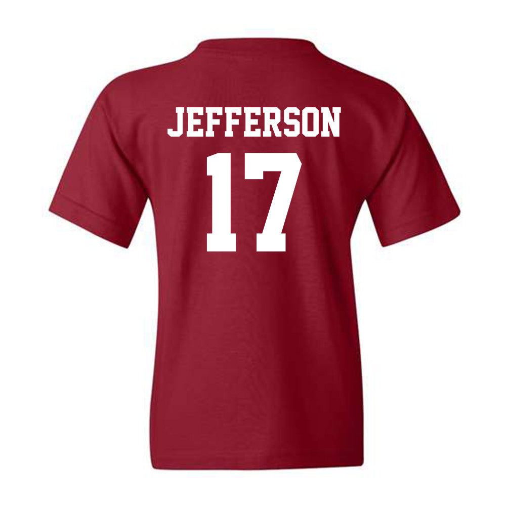 Alabama - NCAA Football : Amari Jefferson - Youth T-Shirt