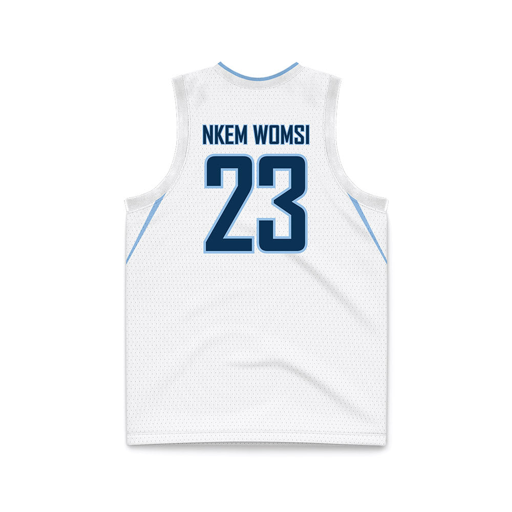 Old Dominion - NCAA Women's Basketball : Jenny Nkem Womsi - White Basketball Jersey