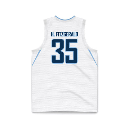 Old Dominion - NCAA Women's Basketball : Sarah H. Fitzgerald - White Basketball Jersey