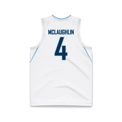 Old Dominion - NCAA Women's Basketball : Jordan Mclaughlin - White Basketball Jersey