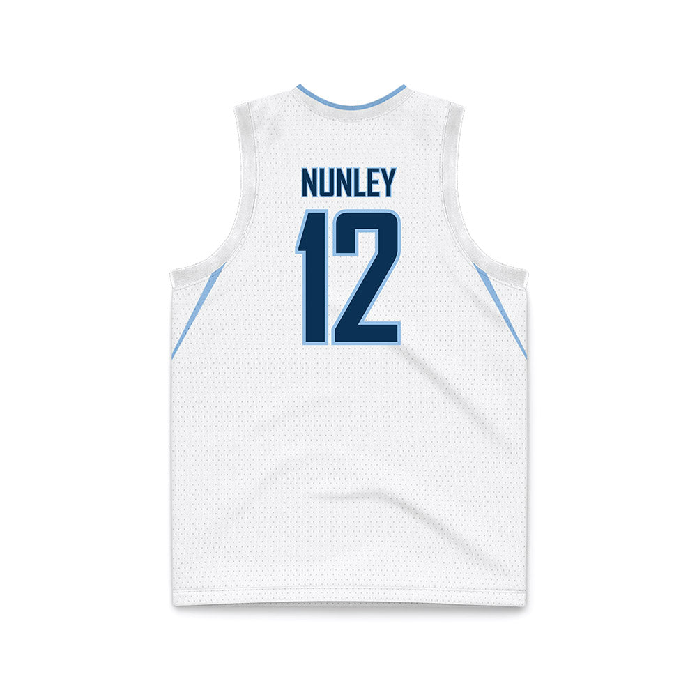 Old Dominion - NCAA Women's Basketball : Alisha Nunley - White Basketball Jersey-1