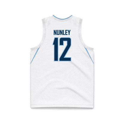 Old Dominion - NCAA Women's Basketball : Alisha Nunley - White Basketball Jersey-1