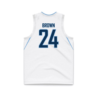 Old Dominion - NCAA Women's Basketball : Mikayla Brown - White Basketball Jersey