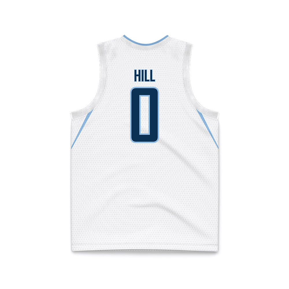 Old Dominion - NCAA Women's Basketball : camryn hill - White Basketball Jersey