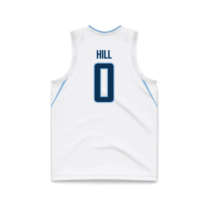 Old Dominion - NCAA Women's Basketball : camryn hill - White Basketball Jersey