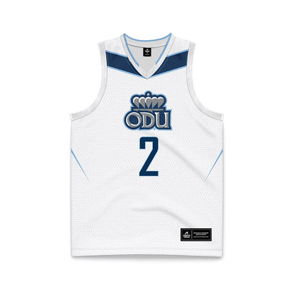 Old Dominion - NCAA Women's Basketball : De'Shawnti Thomas - White Basketball Jersey