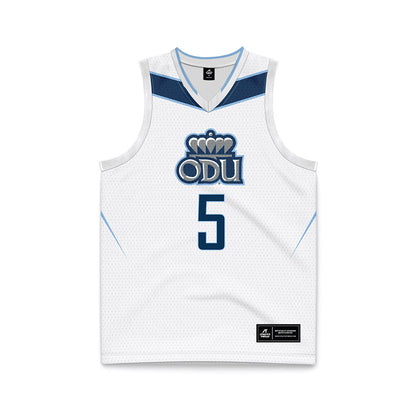 Old Dominion - NCAA Women's Basketball : Nisaa Muhammad - White Basketball Jersey