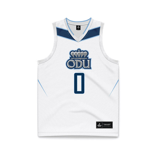 Old Dominion - NCAA Women's Basketball : Jaylen Ponder - White Basketball Jersey-0