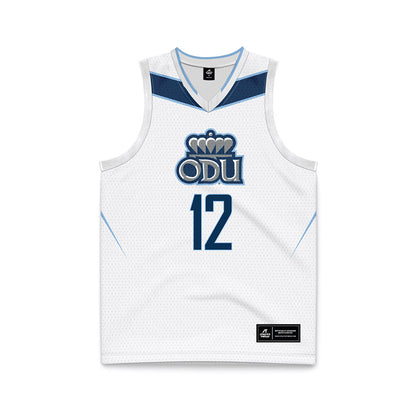 Old Dominion - NCAA Women's Basketball : Alisha Nunley - White Basketball Jersey-0
