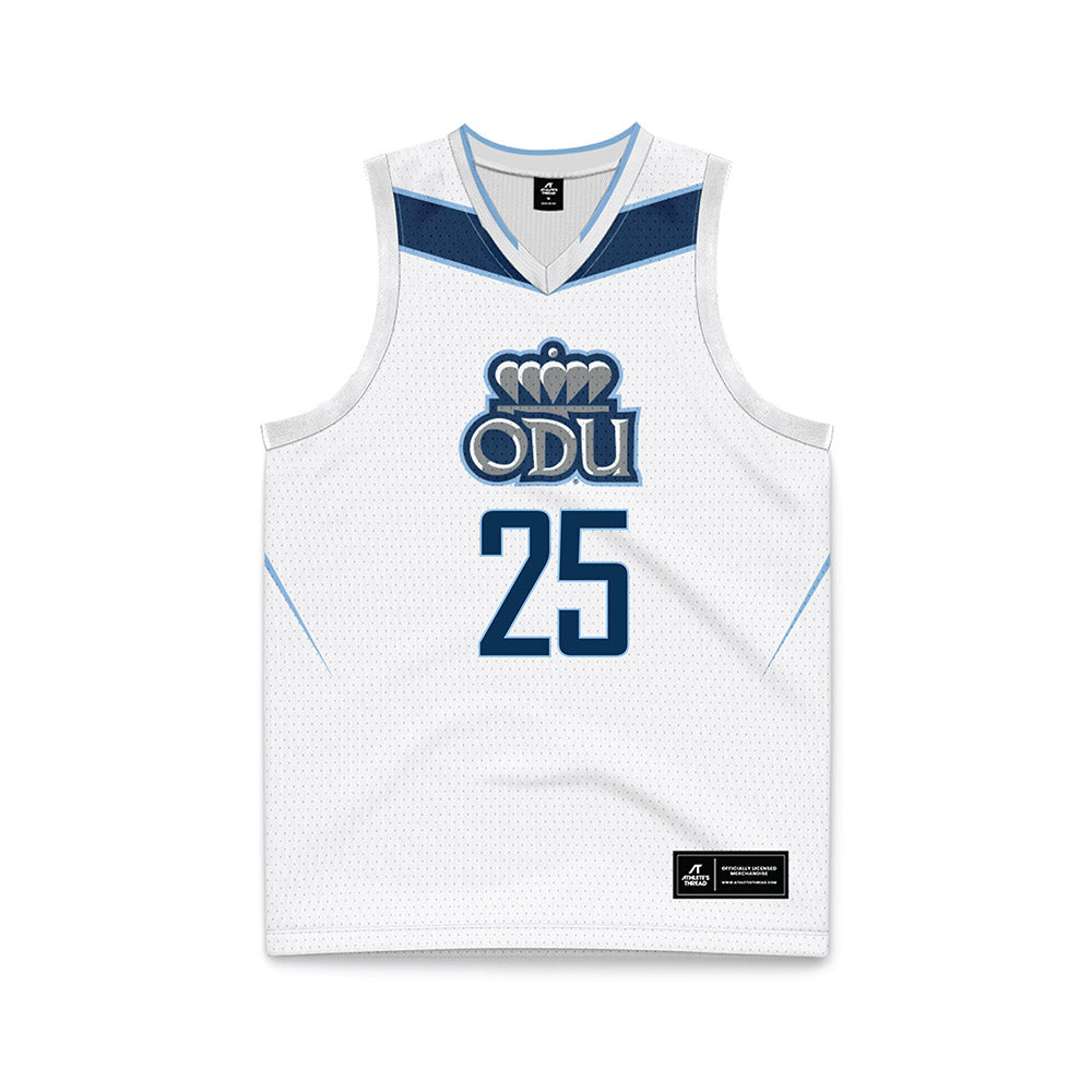 Old Dominion - NCAA Women's Basketball : Endya Buford - White Basketball Jersey