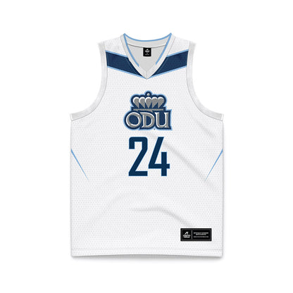 Old Dominion - NCAA Women's Basketball : Mikayla Brown - White Basketball Jersey