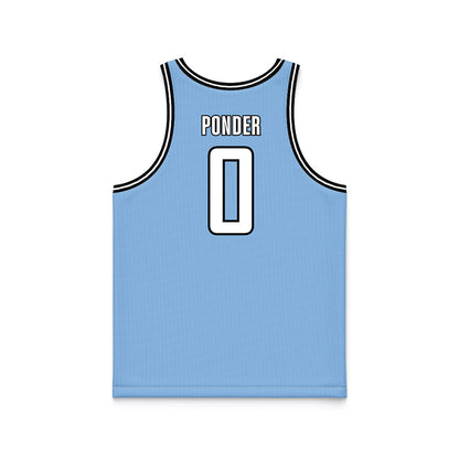 Old Dominion - NCAA Women's Basketball : Jaylen Ponder - Blue Basketball Jersey-1
