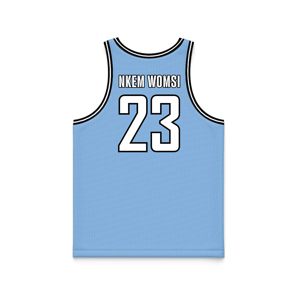 Old Dominion - NCAA Women's Basketball : Jenny Nkem Womsi - Blue Basketball Jersey