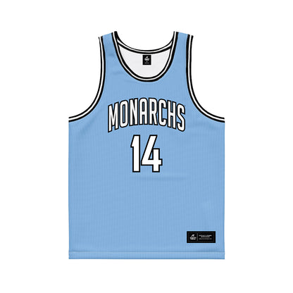 Old Dominion - NCAA Women's Basketball : Marie Kenembeni - Blue Basketball Jersey