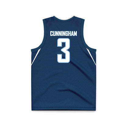 Old Dominion - NCAA Women's Basketball : Maya Cunningham - Navy Basketball Jersey