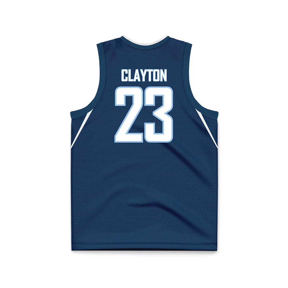 Old Dominion - NCAA Women's Basketball : Mariah Clayton - Navy Basketball Jersey