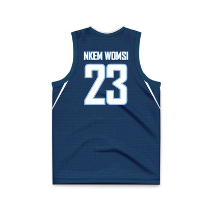 Old Dominion - NCAA Women's Basketball : Jenny Nkem Womsi - Navy Basketball Jersey