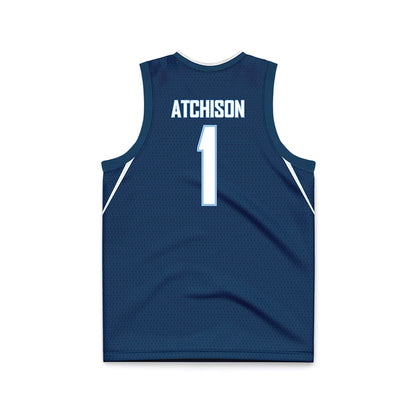 Old Dominion - NCAA Women's Basketball : Jadyn Atchison - Navy Basketball Jersey