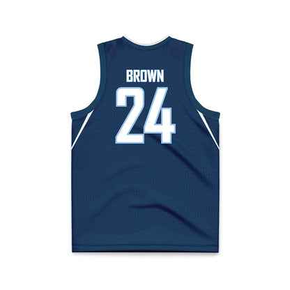 Old Dominion - NCAA Women's Basketball : Mikayla Brown - Navy Basketball Jersey