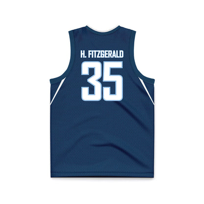 Old Dominion - NCAA Women's Basketball : Sarah H. Fitzgerald - Navy Basketball Jersey