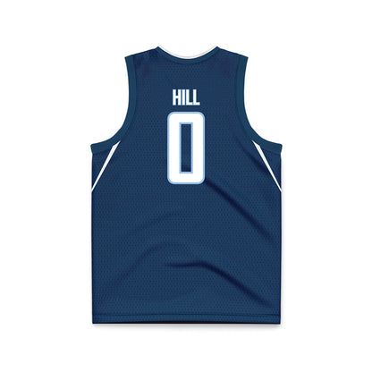 Old Dominion - NCAA Women's Basketball : camryn hill - Navy Basketball Jersey