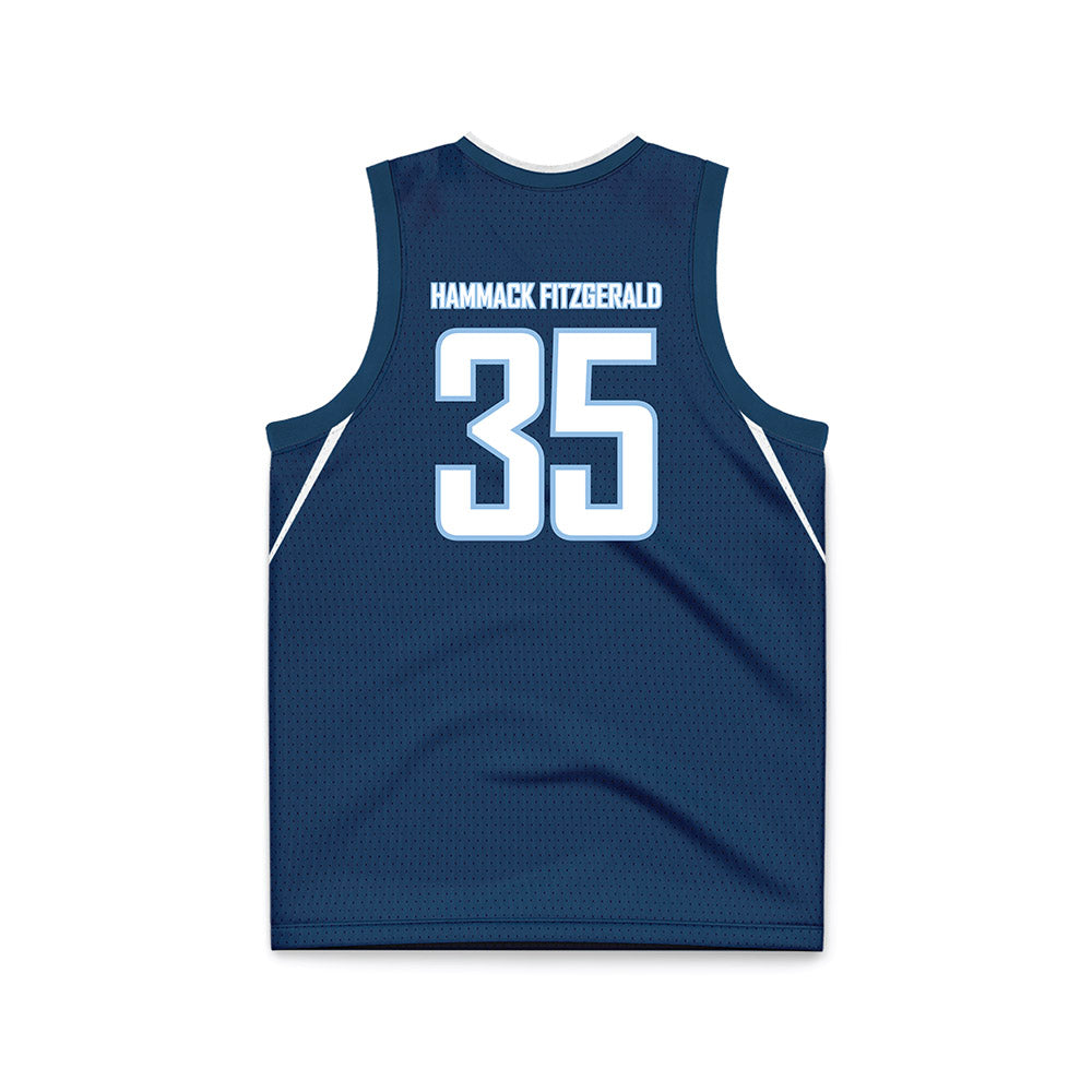 Old Dominion - NCAA Women's Basketball : Sarah HFitzgerald - Navy Basketball Jersey