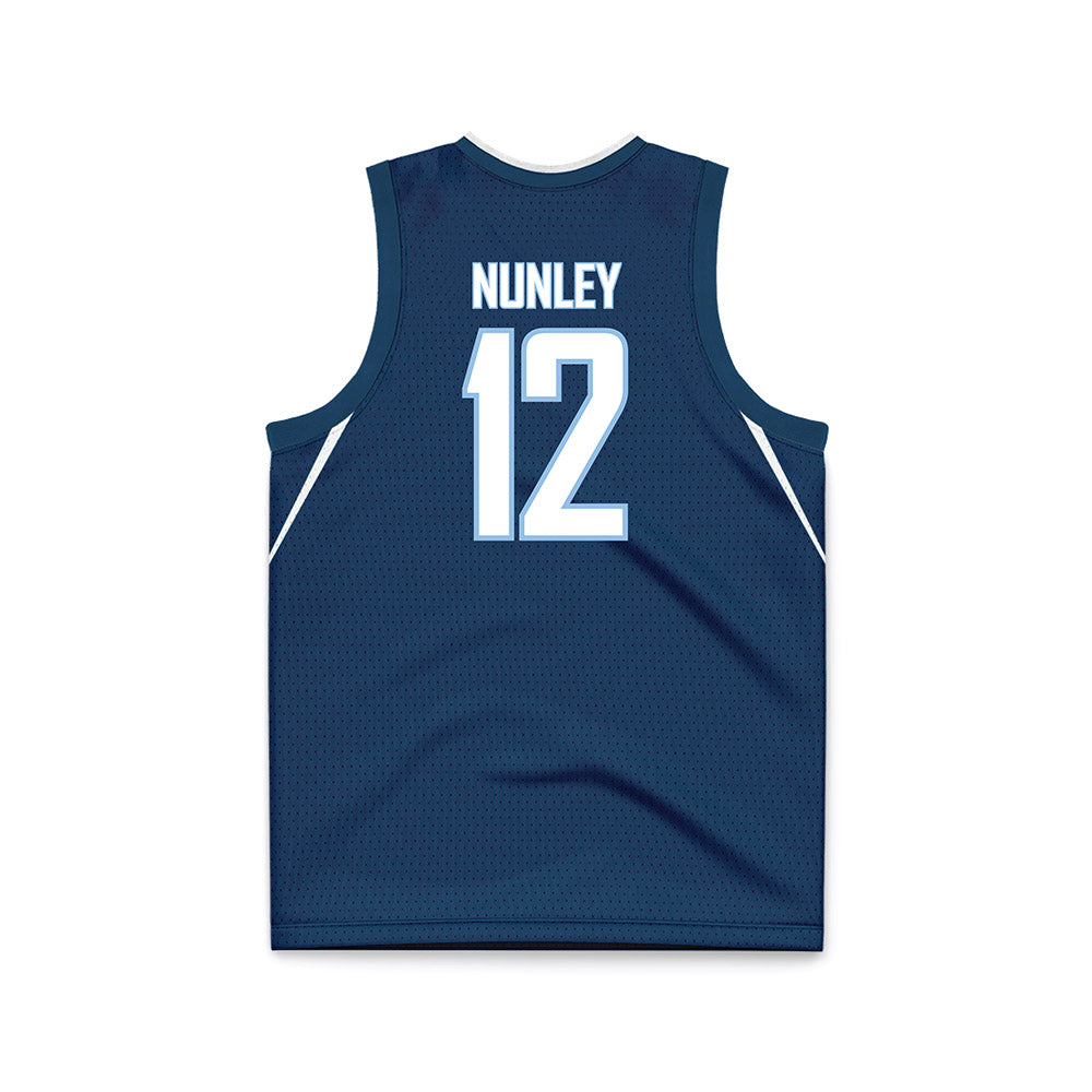 Old Dominion - NCAA Women's Basketball : Alisha Nunley - Navy Basketball Jersey-1