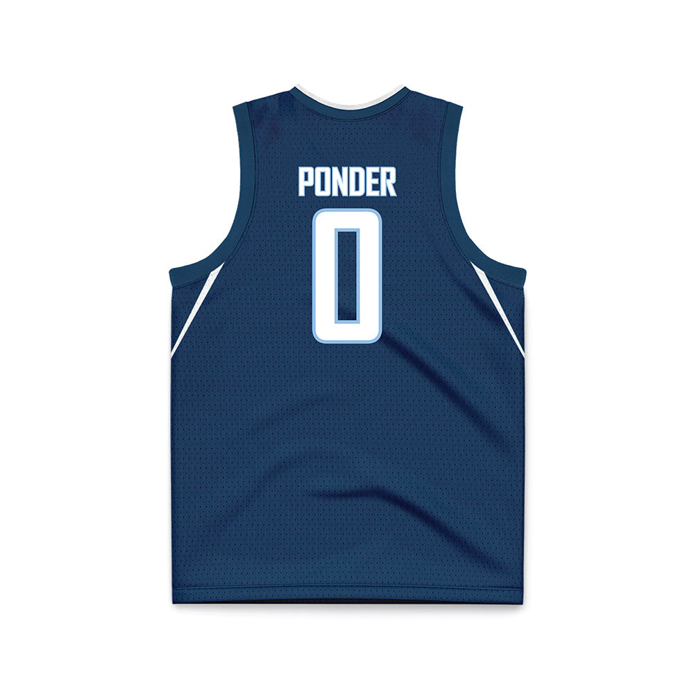 Old Dominion - NCAA Women's Basketball : Jaylen Ponder - Navy Basketball Jersey-1