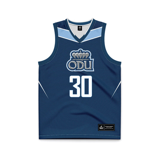 Old Dominion - NCAA Women's Basketball : Hama'ya Fielder - Navy Basketball Jersey