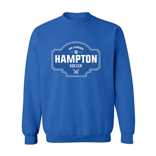 Hampton - NCAA Women's Soccer : Ellen Van Caenegem - Classic Fashion Shersey Crewneck Sweatshirt-0