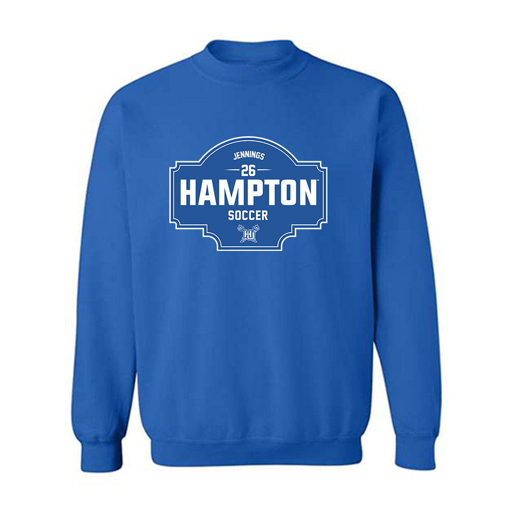 Hampton - NCAA Women's Soccer : Nylah Jennings - Classic Fashion Shersey Crewneck Sweatshirt-0
