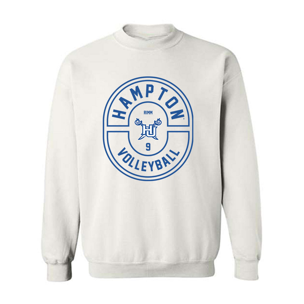 Hampton - NCAA Women's Volleyball : Jaya Rimm - Classic Fashion Shersey Crewneck Sweatshirt-0