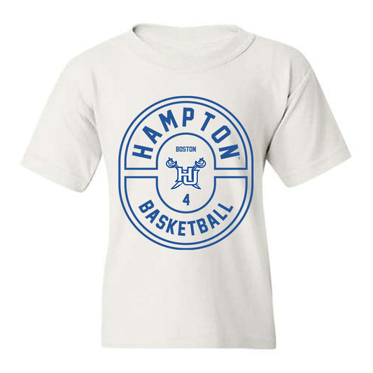 Hampton - NCAA Women's Basketball : Arlisha Boston - Classic Fashion Shersey Youth T-Shirt-0
