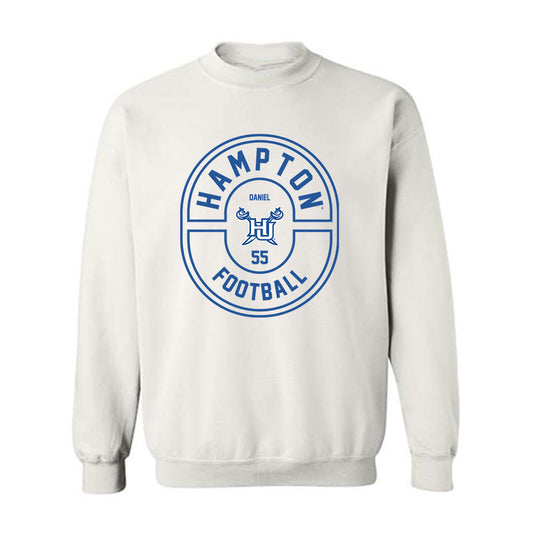 Hampton - NCAA Football : Zyir Daniel - Classic Fashion Shersey Crewneck Sweatshirt-0